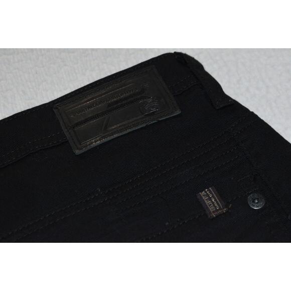 Buffalo David Bitton Jeans Mens Size 40 x 32 Black Straight Slim Stretch Denim - Picture 6 of 8